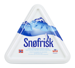 Крем-сир вершковий (козине та коров'яче мололко) Snofrisk TINE Норвегія (10*125г)